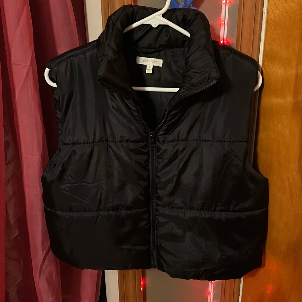 Puffer Jacket, Size Small, Color Black